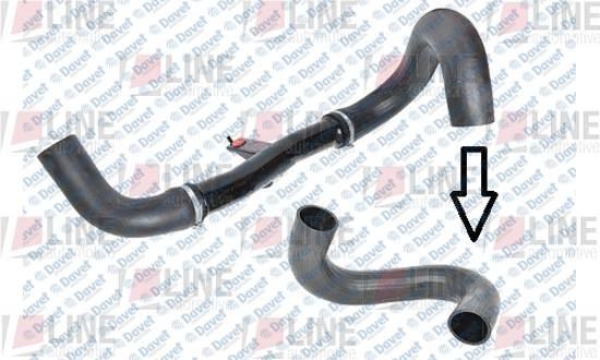 RG-TH-18073 Turbo Hortumu Metal Borusuz Kucuk Fiat Ducato (250) 2.3 Mjt 2006-2014
